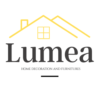 Lumea logo with a house outline on a white background