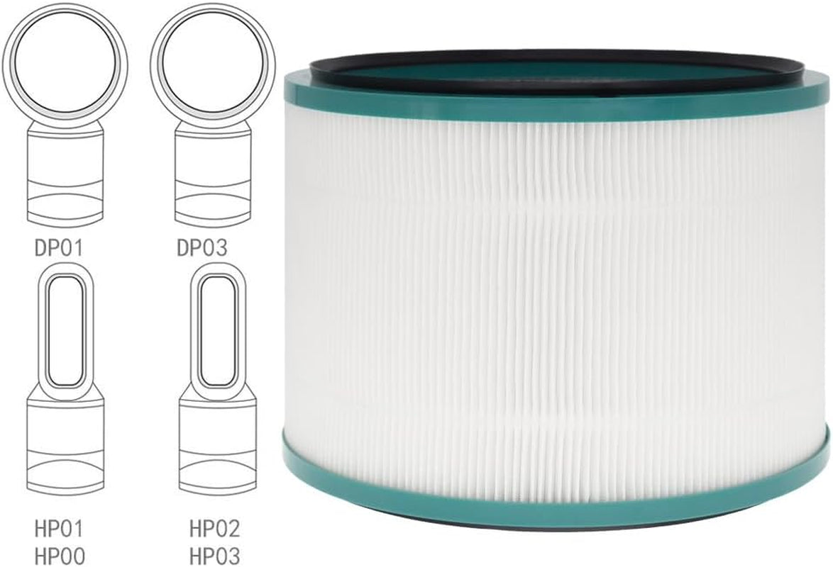 Air Purifier Filter Replacements for Dyson Pure Cool Link DP01 DP02, Pure Hot + Cool Link HP01 HP02 HP03, Part # 968125-03